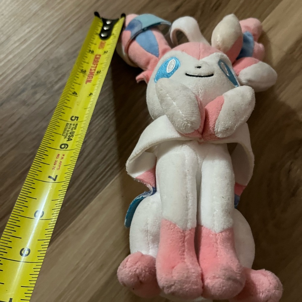 Pokemon Sylveon Pocket Monsters Sanei Sitting Plush Japan Nintendo 9 Inch - Picture 2 of 4